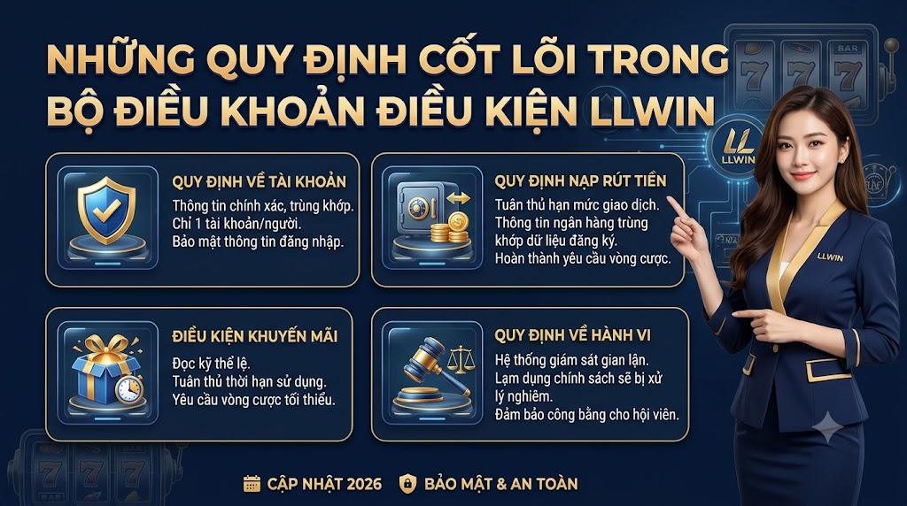 Những quy định cốt lõi trong bộ điều khoản điều kiện LLWIN